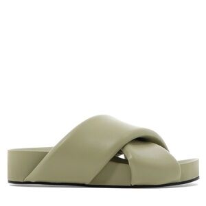 Jil Sander Padded Leather Sandal